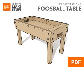 Foosball Table - Digital Plans