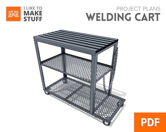 Welding Table Cart - Digital Plans