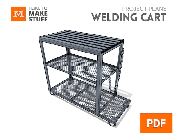 Welding cart with table deals