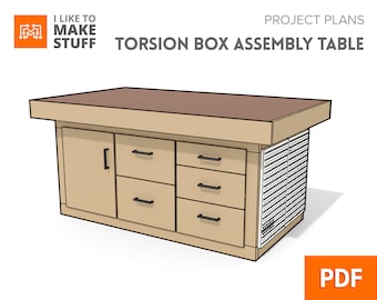 Torsion Box Assembly Table — Digital Plans