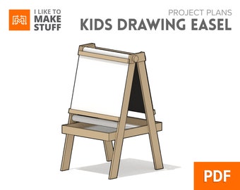 Kids Drawing Easel — Digital Plans