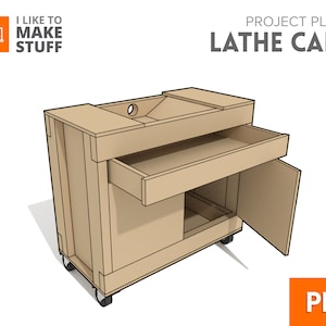 Rolling Lathe Cart - Digital Plans