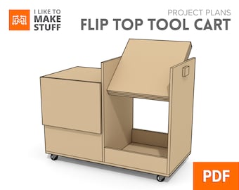 Flip Top Tool Cart — Digital Plans