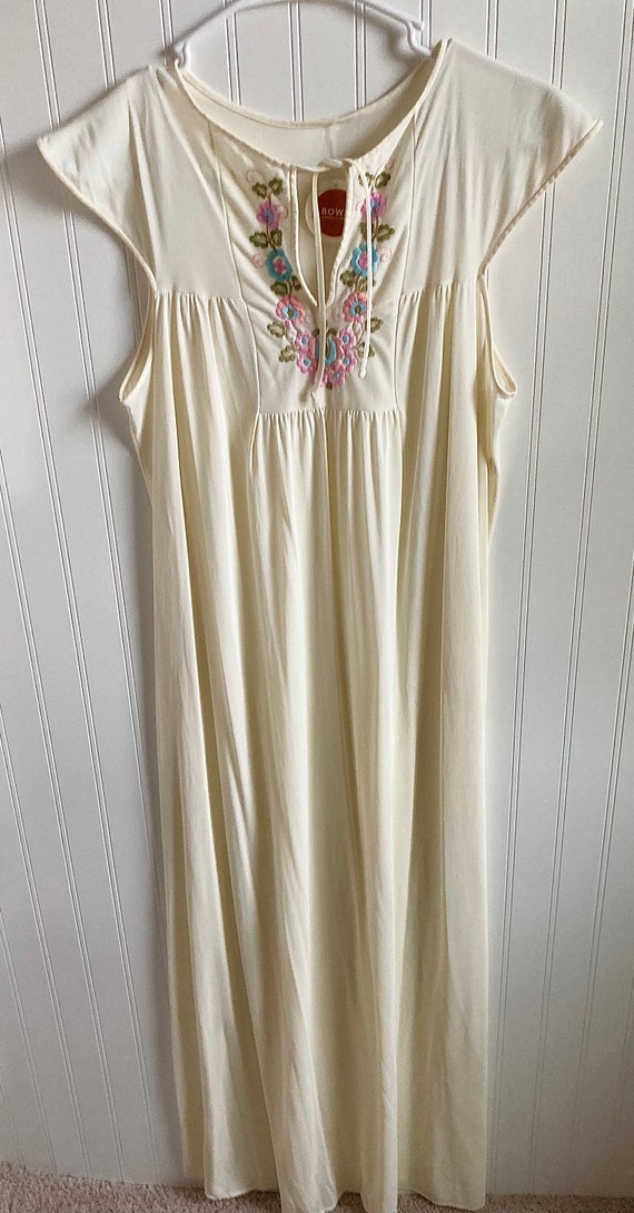 Floral nightgown