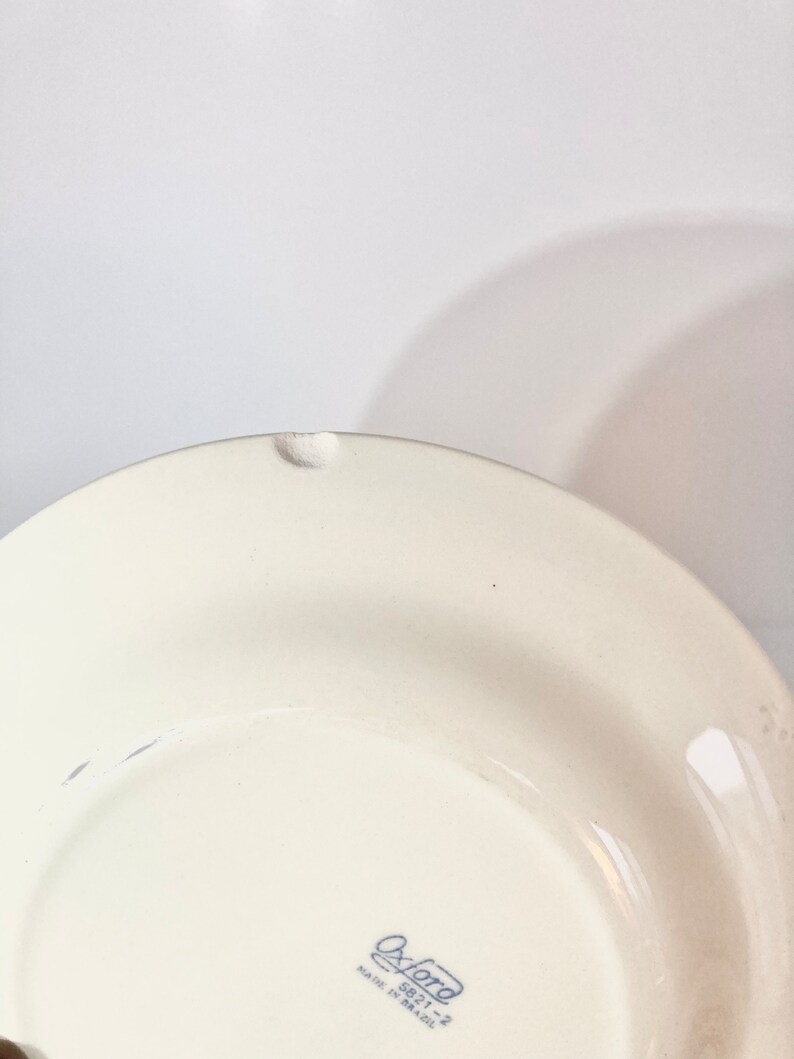 Oxford 58212 Dinner Plates Made in Brazil Etsy