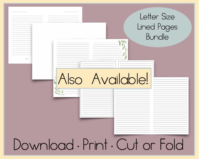 Printable Hot Pink Lined Paper College Ruled for Letter Paper