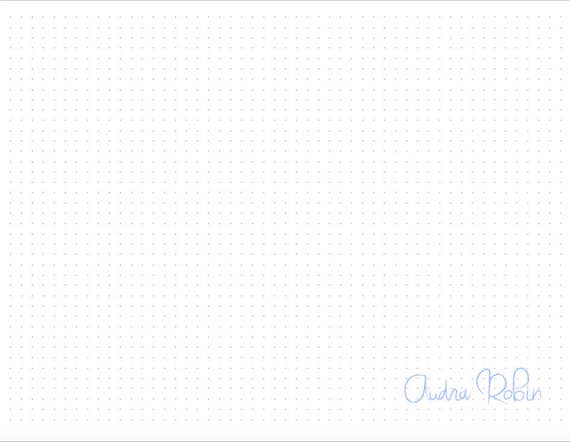 Dot Grid Paper Bullet Journal Pages Printable Dot Grid Printable