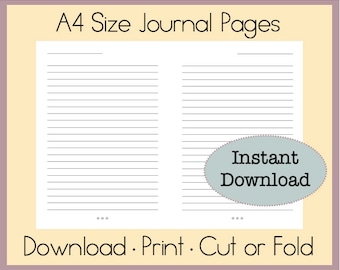 Printable Journal - Etsy