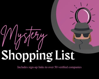 Mystery Shopping Company List | Get paid to shop