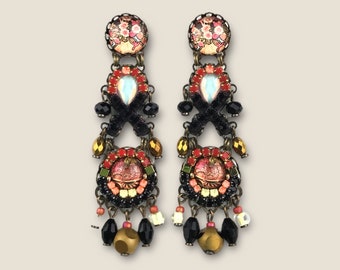 Pendientes de cristales Shambala