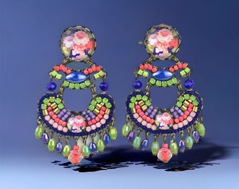 PEONY earrings