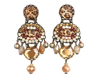 PANTERA SUMMER crystal earrings