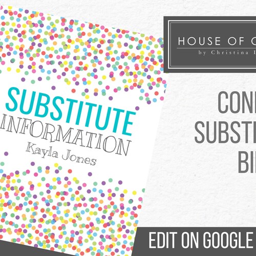 INSTANT DOWNLOAD Sub Binder Template Using Google Slides Etsy