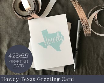 Texas Howdy Greeting Card