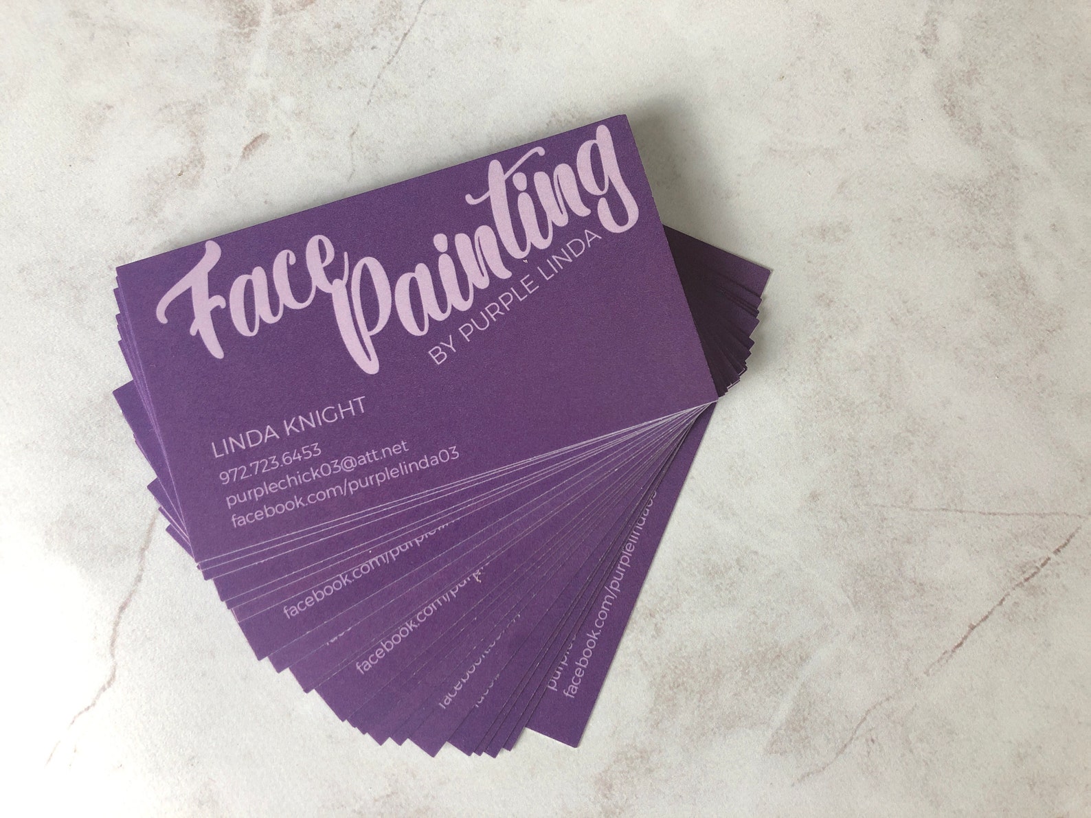 Face Painting Business Card Substitute Business Card Mom Etsy