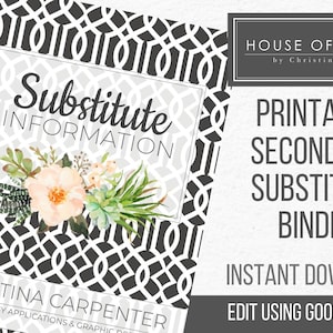 Sub Binder Template using Google Slides