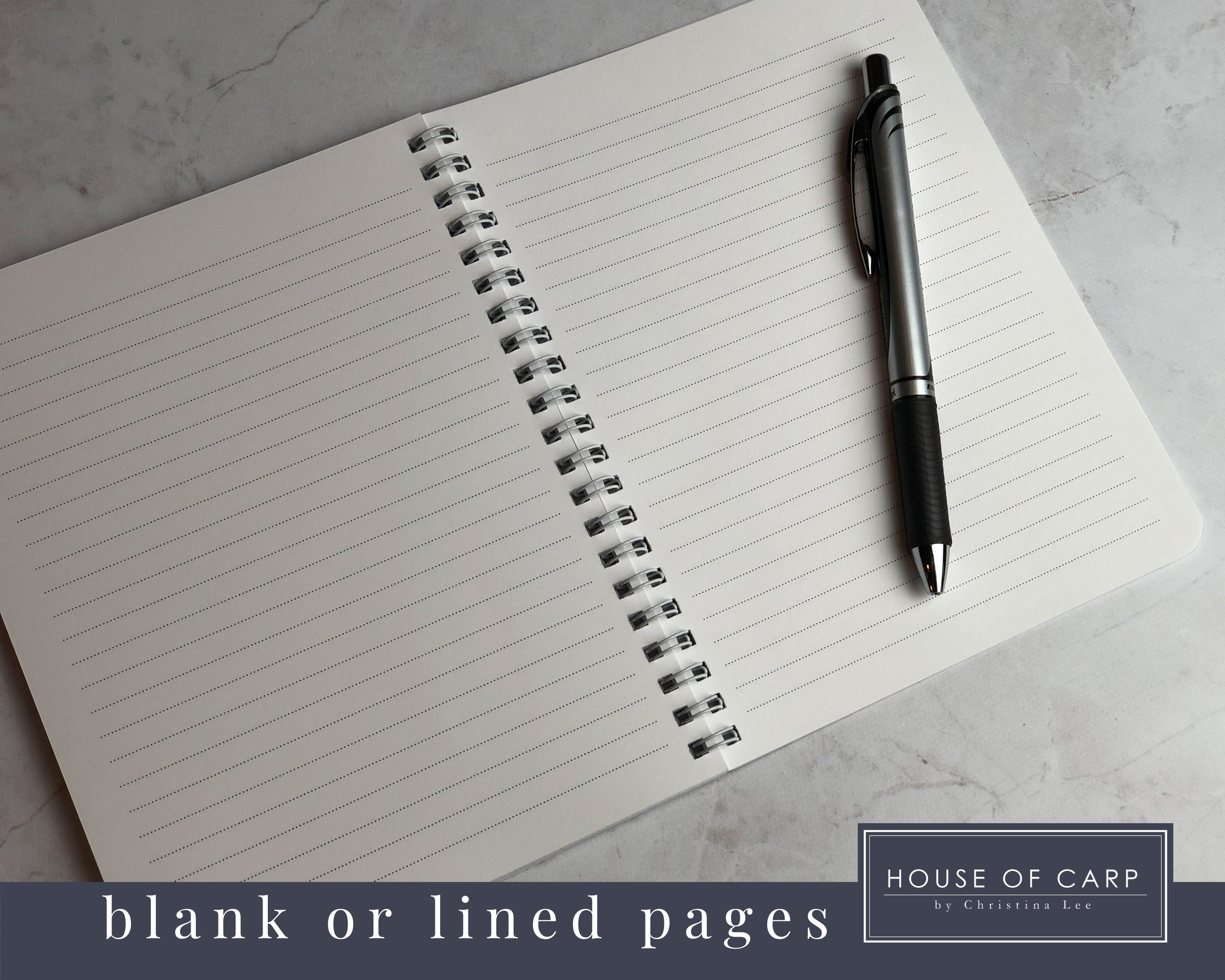Custom Notebook With Your Logo | Etsy