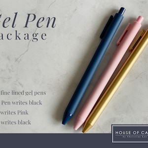 Gel Pen Package