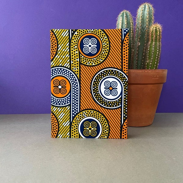 A5, Impression africaine, Ankara, Cahier imprimé, Cadeaux, Papeterie, Agenda, Carnet imprimé africain, École, Cahier d’exercices, Jotter