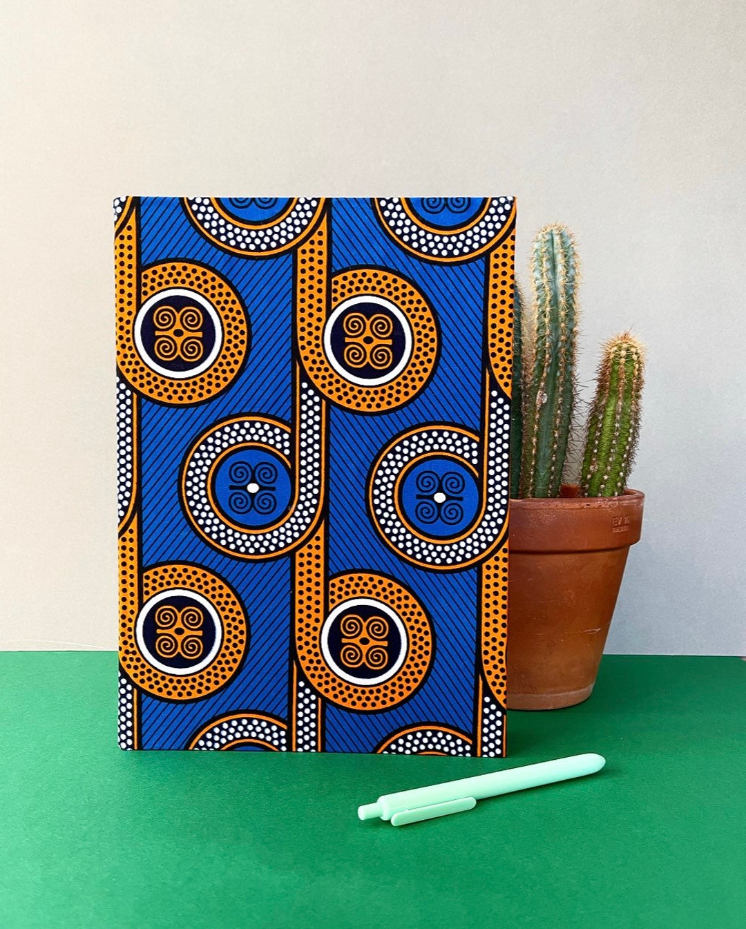 A4 African Print, Ankara, Printed Notebook, Gifts, Stationary, Diary, Journal, African Print ...
