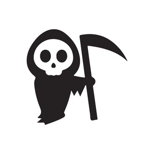 ST-M012 - Sticker - Decal - Morte Death - Casco Motorcycle Sticker - 10 x 9,5 cm