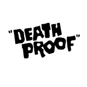 ST-D005 - sticker / adesivo Death Proof - 15x7,5 cm