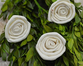 Sola Rose (3cm) - 30 pk - sola wood flower, wood flower art, wedding arrangements, sola flower bouquet