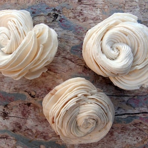 Sola Shell Flowers - 12 pcs - sola wood flower, wood flower art, wedding arrangements, sola flower bouquet