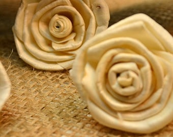 Sola Rose (4cm) - 24 pk - sola wood flower, wood flower art, wedding arrangements, sola flower bouquet