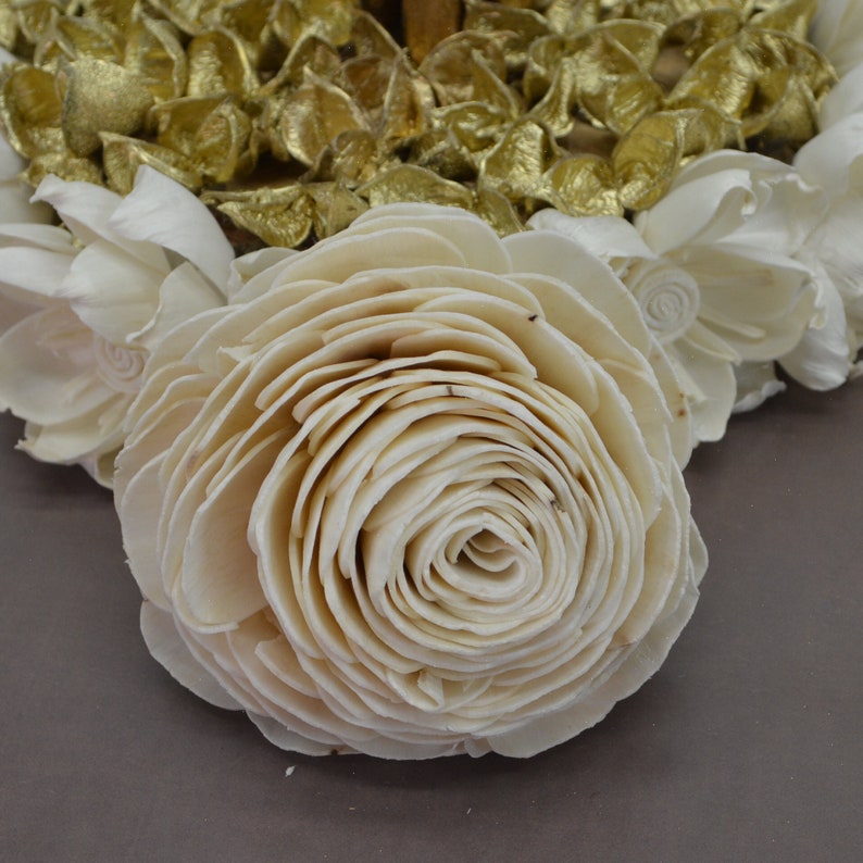 Sola Beauty Rose 8cm 12 Pcs Sola Wood Flower Wood Etsy Australia