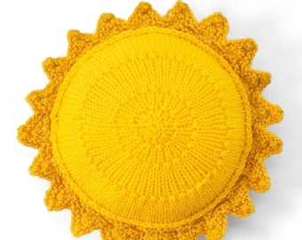 Sweet Sun KNITTING PATTERN / Knit Sun Pattern / Sun Knitting Pattern / Sunshine Knitting Pattern