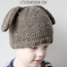 Baby Dog Hat KNITTING PATTERN / Baby Hat Dog / Baby Boy Puppy Hat / Newborn Puppy Hat / Puppy Hat / Puppy Dog Photo Prop / Dog Beanie
