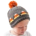 daggyann Gerecenseerd Baby Candy Corn Hat KNITTING PATTERN / Candy Corn Outfit / 1st Halloween Outfit / Halloween Hat Ideas / Newborn Halloween /Fair Isle Pattern
