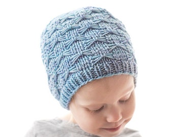 Butterfly Stitch Hat KNITTING PATTERN /Butterfly Pattern / Baby Butterfly Hat /Easy Knit Pattern/Butterfly Stitch/Butterflies/Knit Butterfly