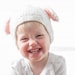 Sheri Shenk Gerecenseerd Lam Baby Hat breien patroon // Baby Sheep Hat Breipatroon // Pasen Lam Hat Patroon