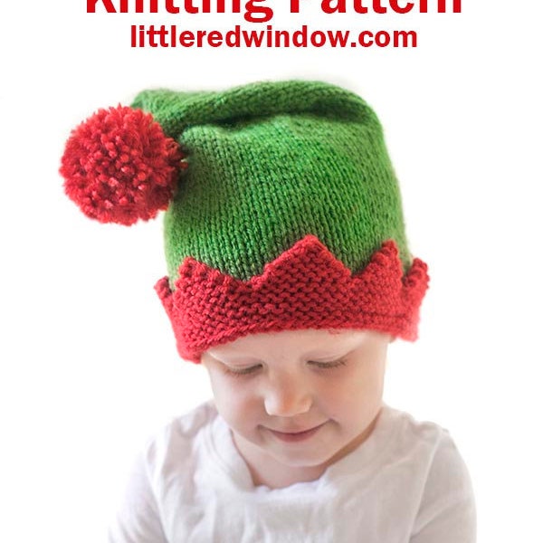 Knit Elf Hat Etsy
