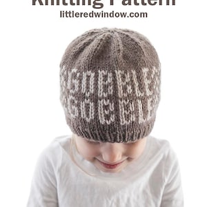 Kids Loop Scarf Knitting Pattern - Little Red Window