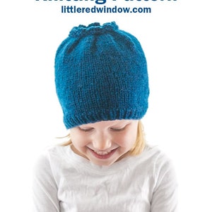Blueberry Hat KNITTING PATTERN / Blueberry Baby Hat Pattern / Blueberry Pattern / Blue Baby Hat Knitting Pattern