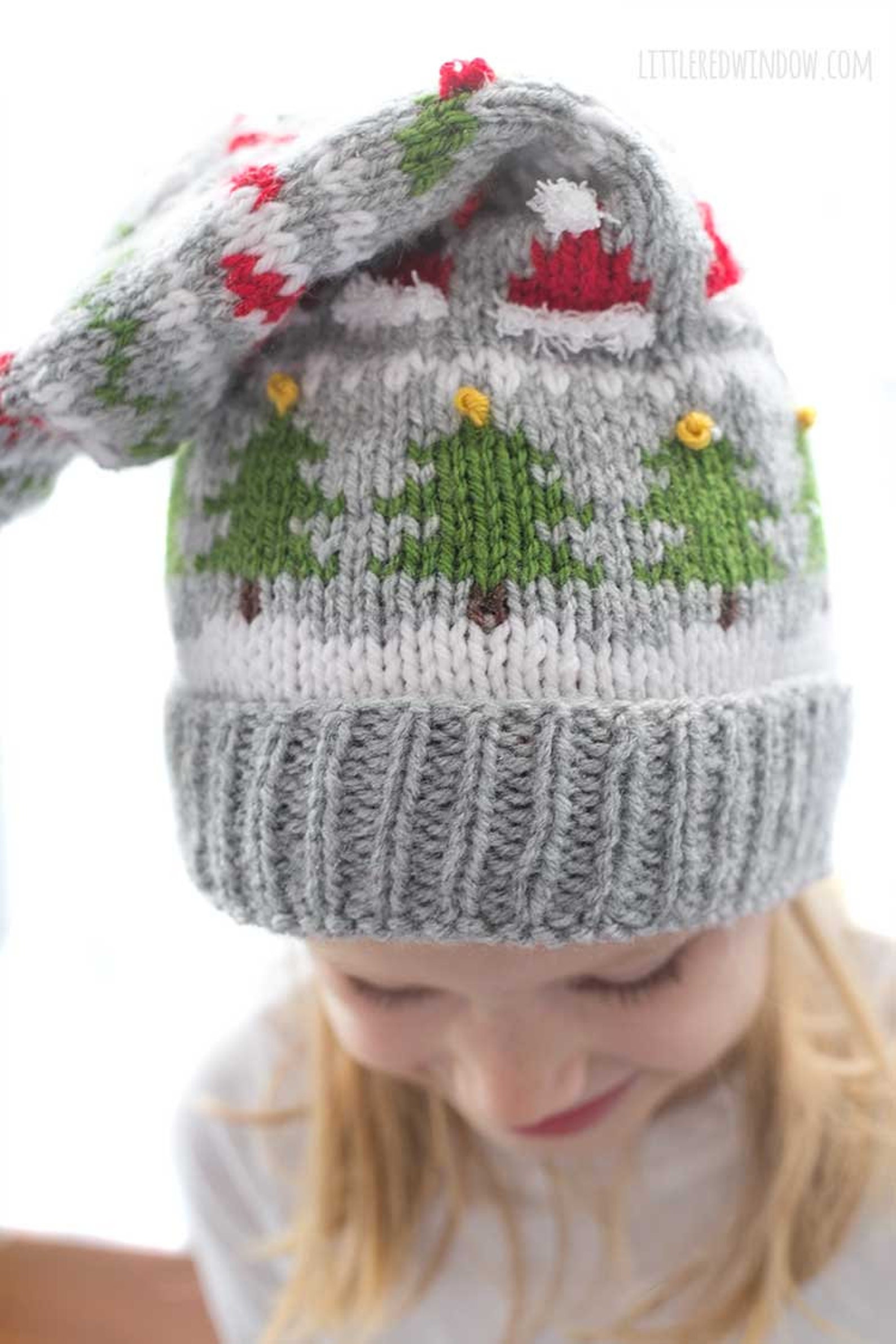 Christmas Stocking Cap KNITTING PATTERN / Christmas Fair Isle Etsy