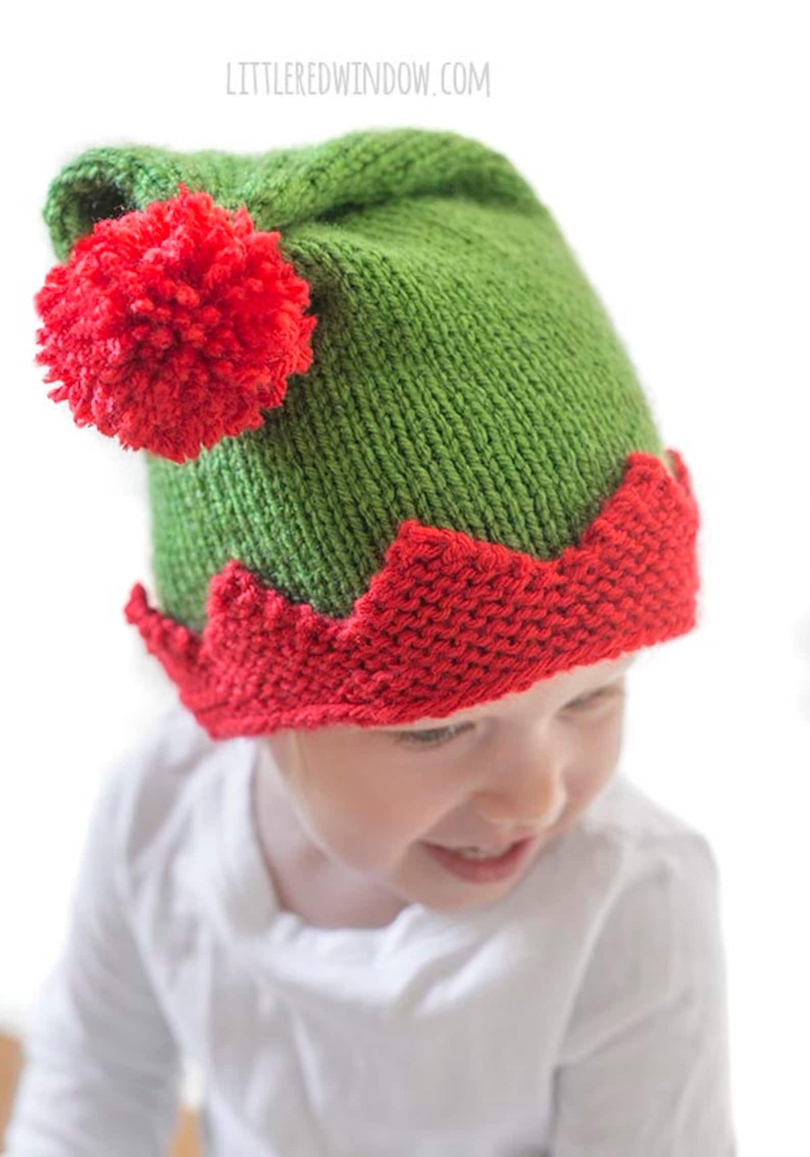 Christmas Elf Hat KNITTING PATTERN / Baby Elf Hat Pattern / Etsy