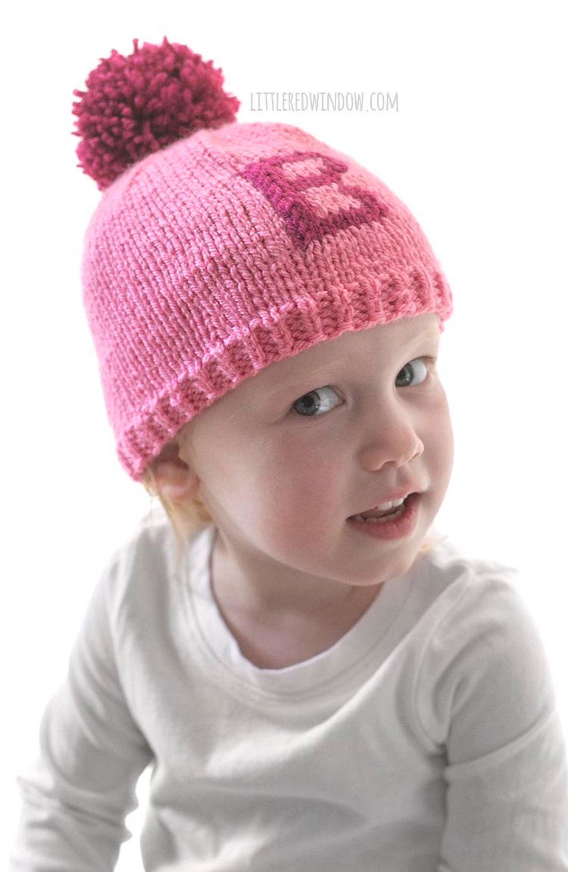 Monogram Hat KNITTING PATTERN // Monogram Hat Pattern for Baby | Etsy