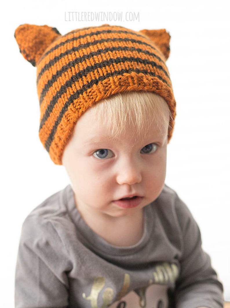 Tiger Baby Hat KNITTING PATTERN / Tiger Hat Pattern /baby Etsy Australia