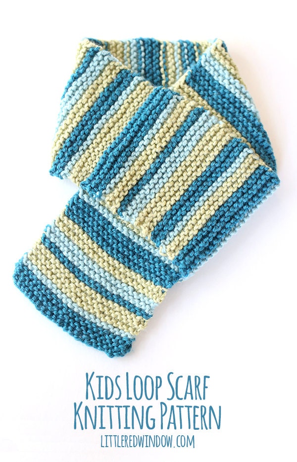 Knitting patterns for childrens scarves deals