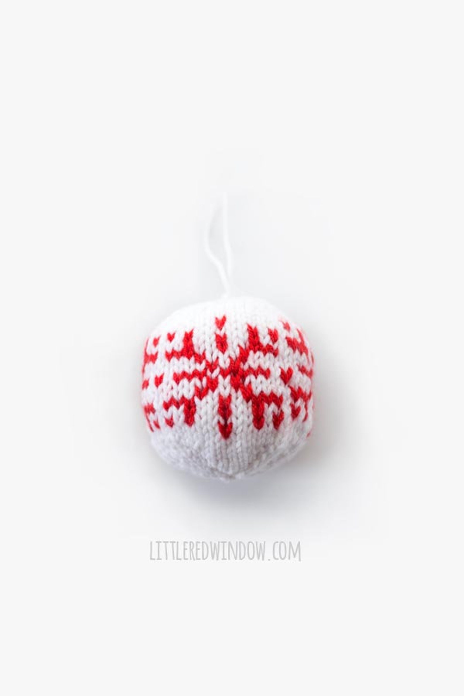 Christmas Ornament KNITTING PATTERN / Knit Ornament Pattern/ Etsy