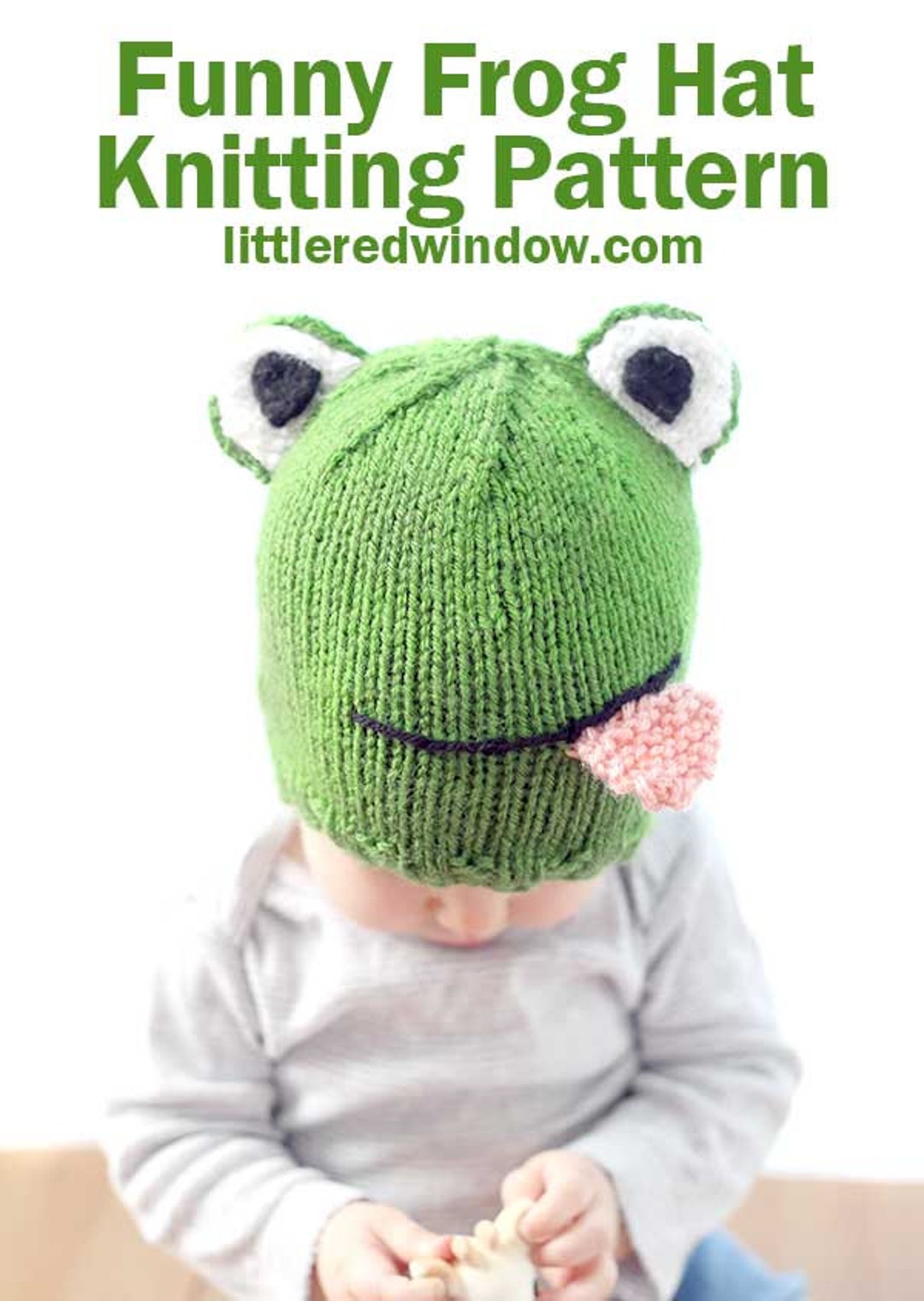 帽子 Two Frogs Knit Frog Beanie - Horned Frog Knit Frog Beanie - Horned Frog – Two Frogs