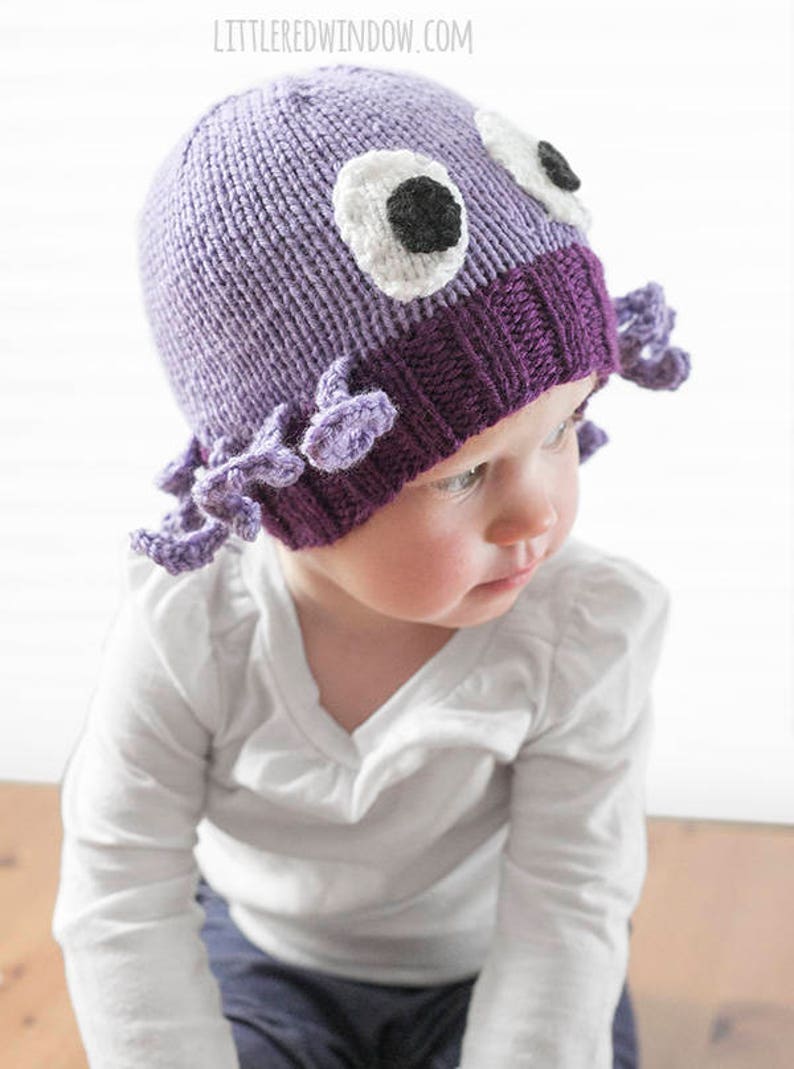 Octopus Hat KNITTING PATTERN / Octopus Pattern / Knit Octopus Etsy