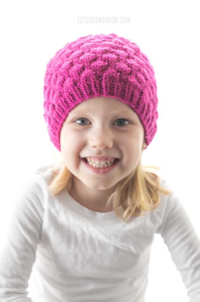 Raspberry Hat KNITTING PATTERN / Raspberry Baby Hat Pattern / Etsy