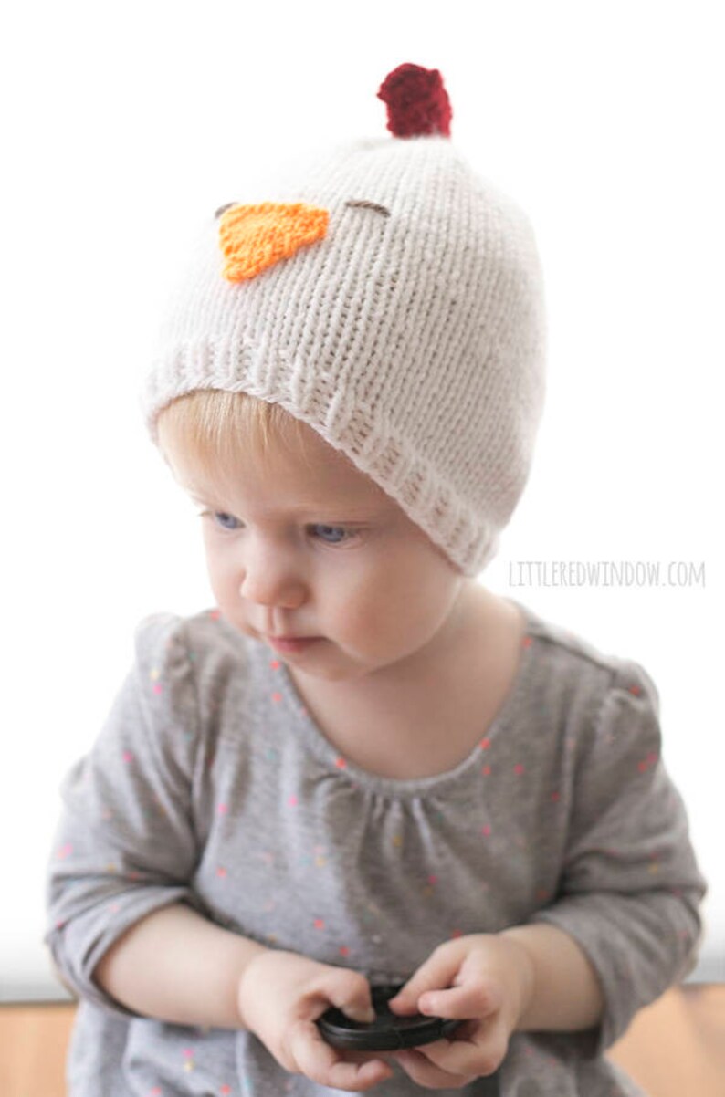 Baby Chicken Hat KNITTING PATTERN / Knitted Chicken / Chicken Etsy Canada