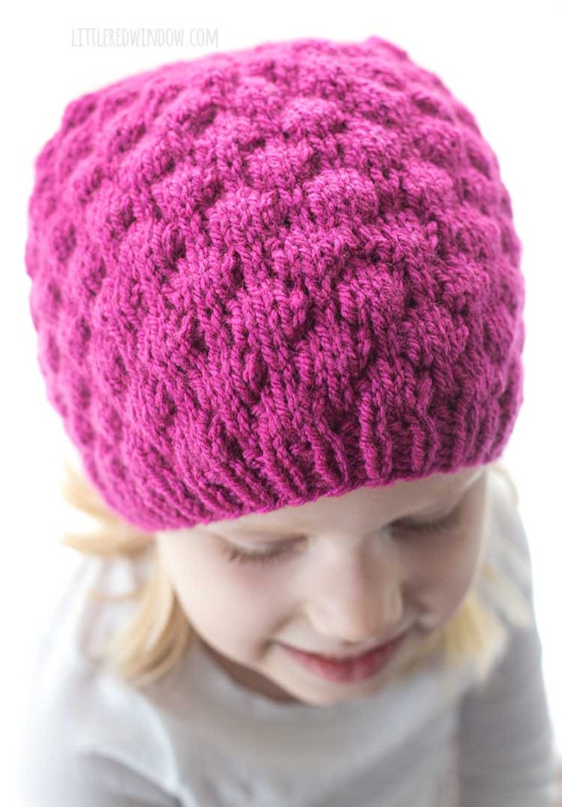 Raspberry Hat KNITTING PATTERN / Raspberry Baby Hat Pattern / Etsy