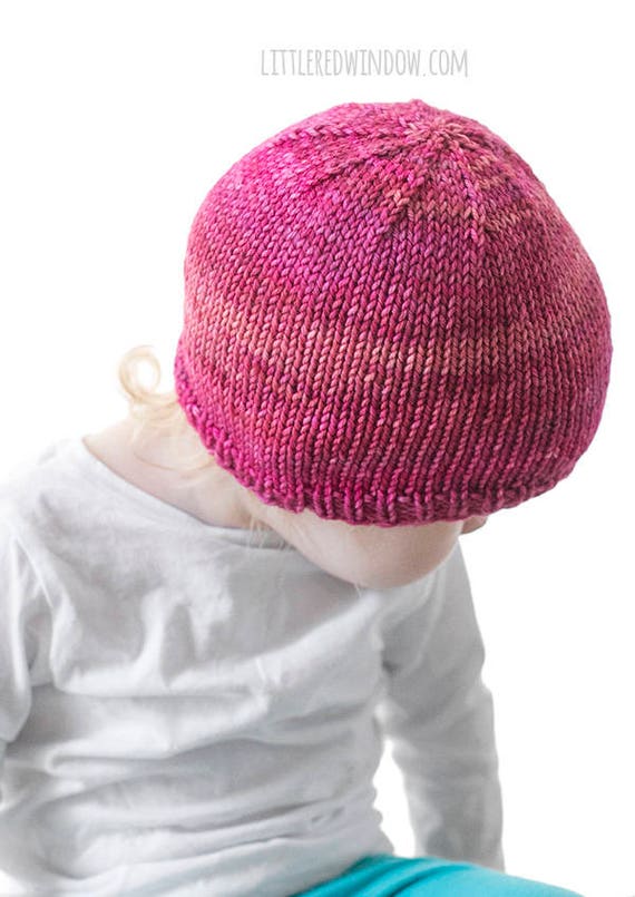 Easy Baby Hat Knitting Pattern Easy Beanie Pattern Easy Baby Hat Easy Knit Baby Hat Easy Knit Pattern Knit Hat Pattern